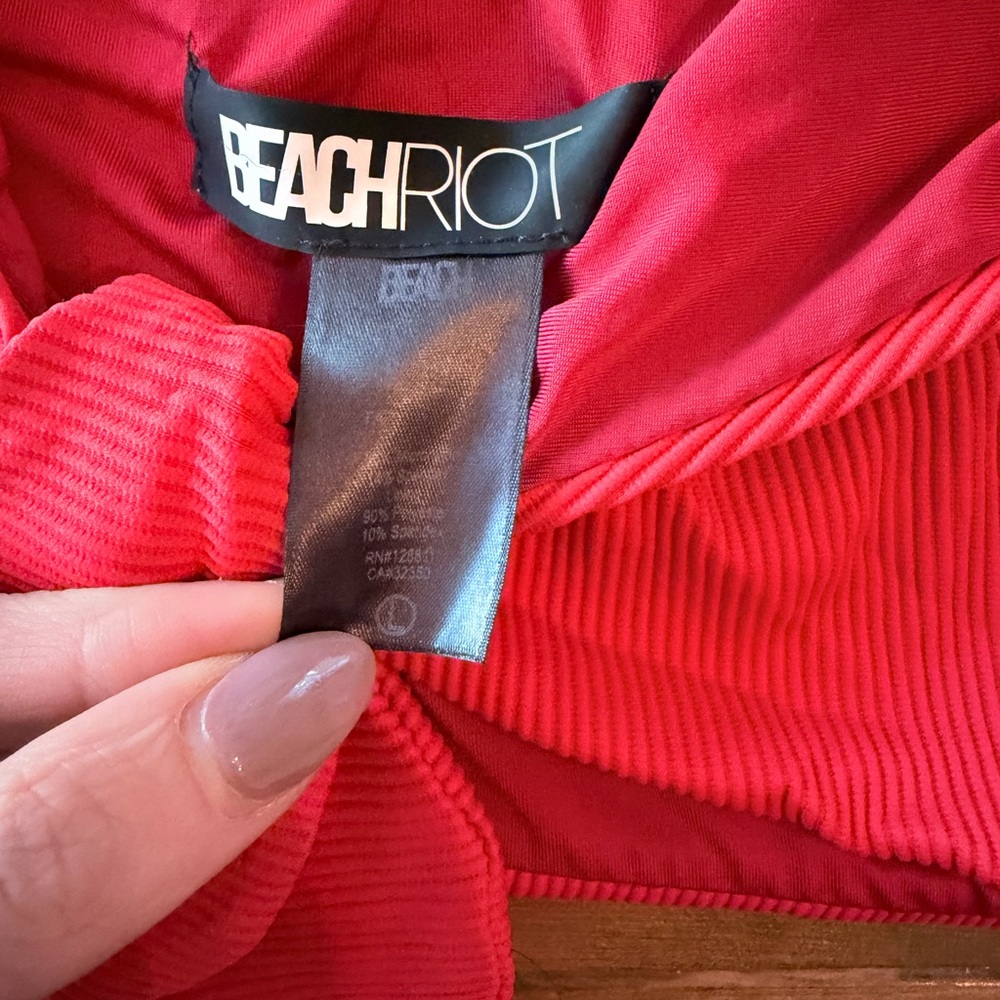 Beach Riot Dallas Ribbed Bikini Top - Picture 4 of 4